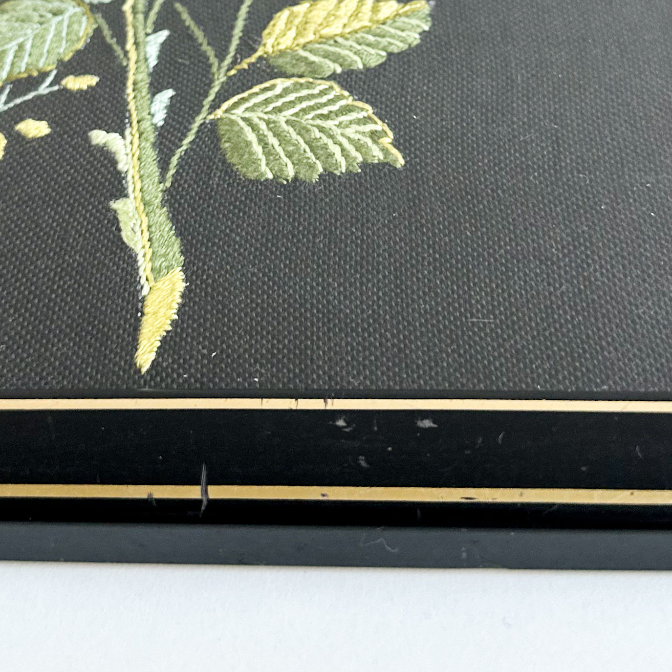 Framed Floral Embroidery