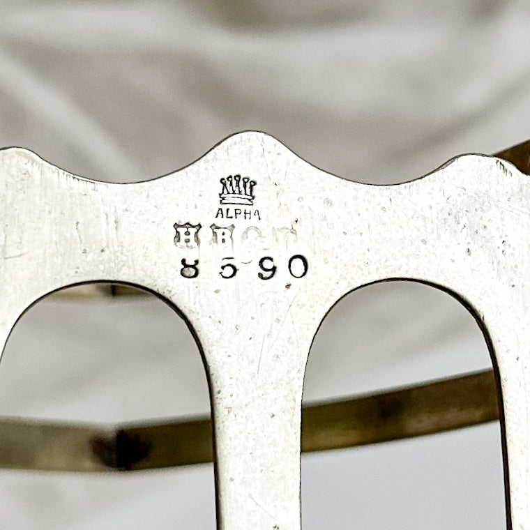 Antique Silver Plated Toast Rack