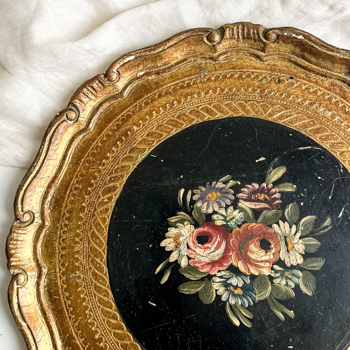 Vintage Florentine Tray
