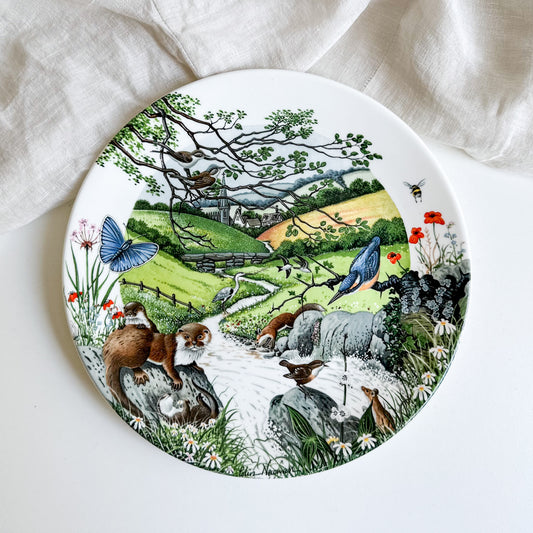 Wedgwood Wall Plate - “The Babbling Brook”