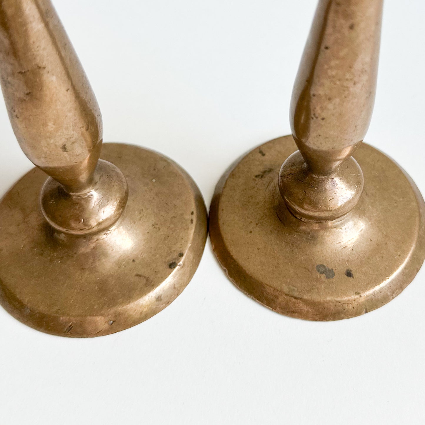 Pair of Bronze Candlesticks