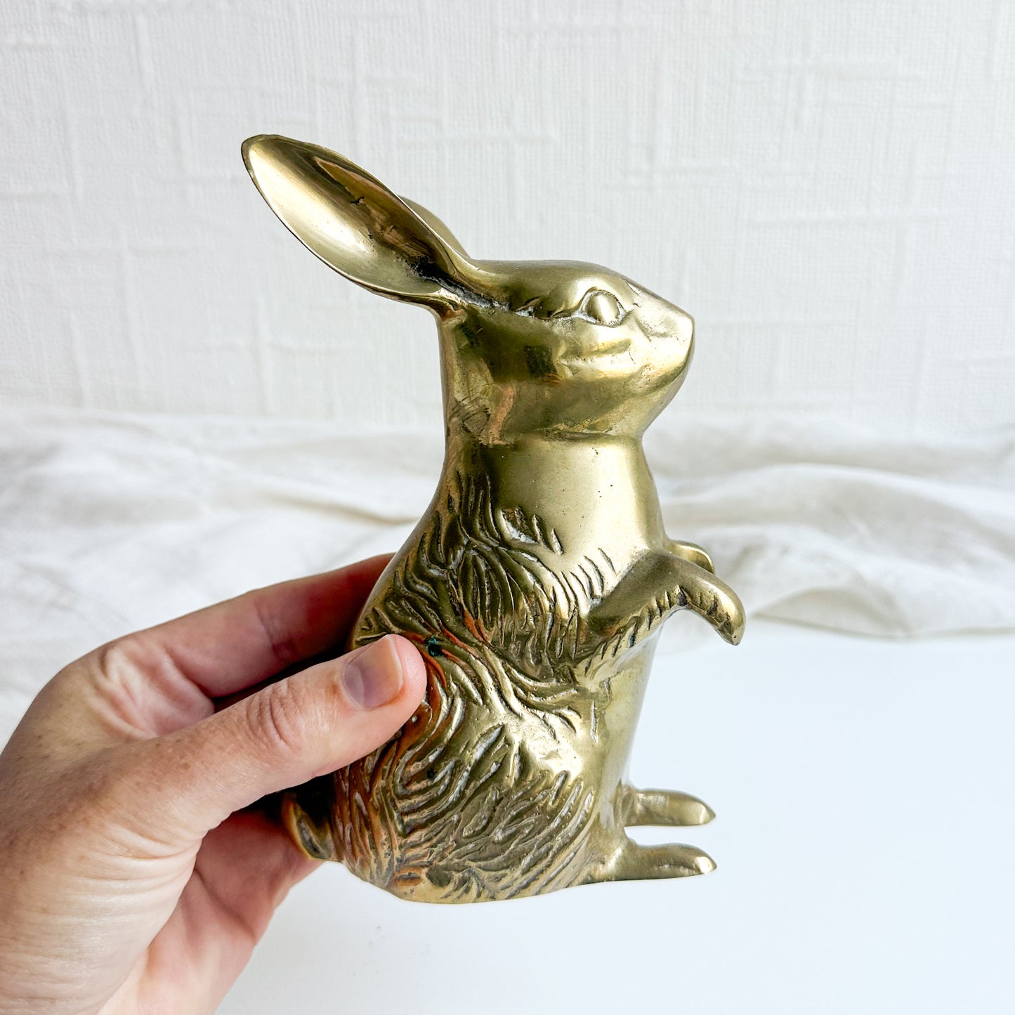Brass Rabbit Figurine