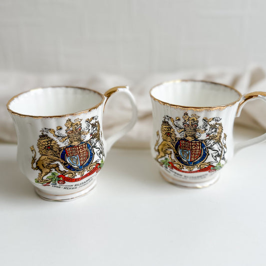 Pair of Commemorative Teacups