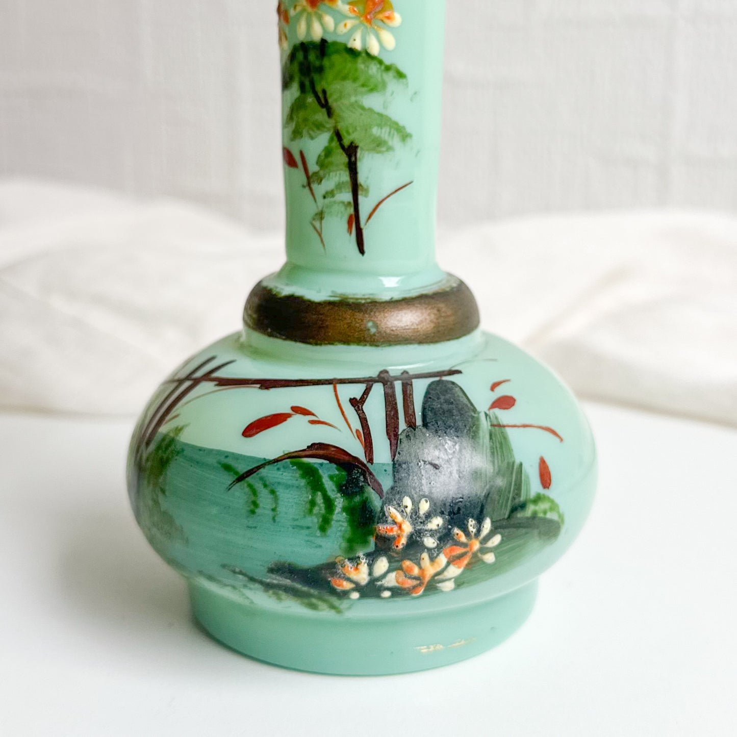 Victorian Hand Painted Vase