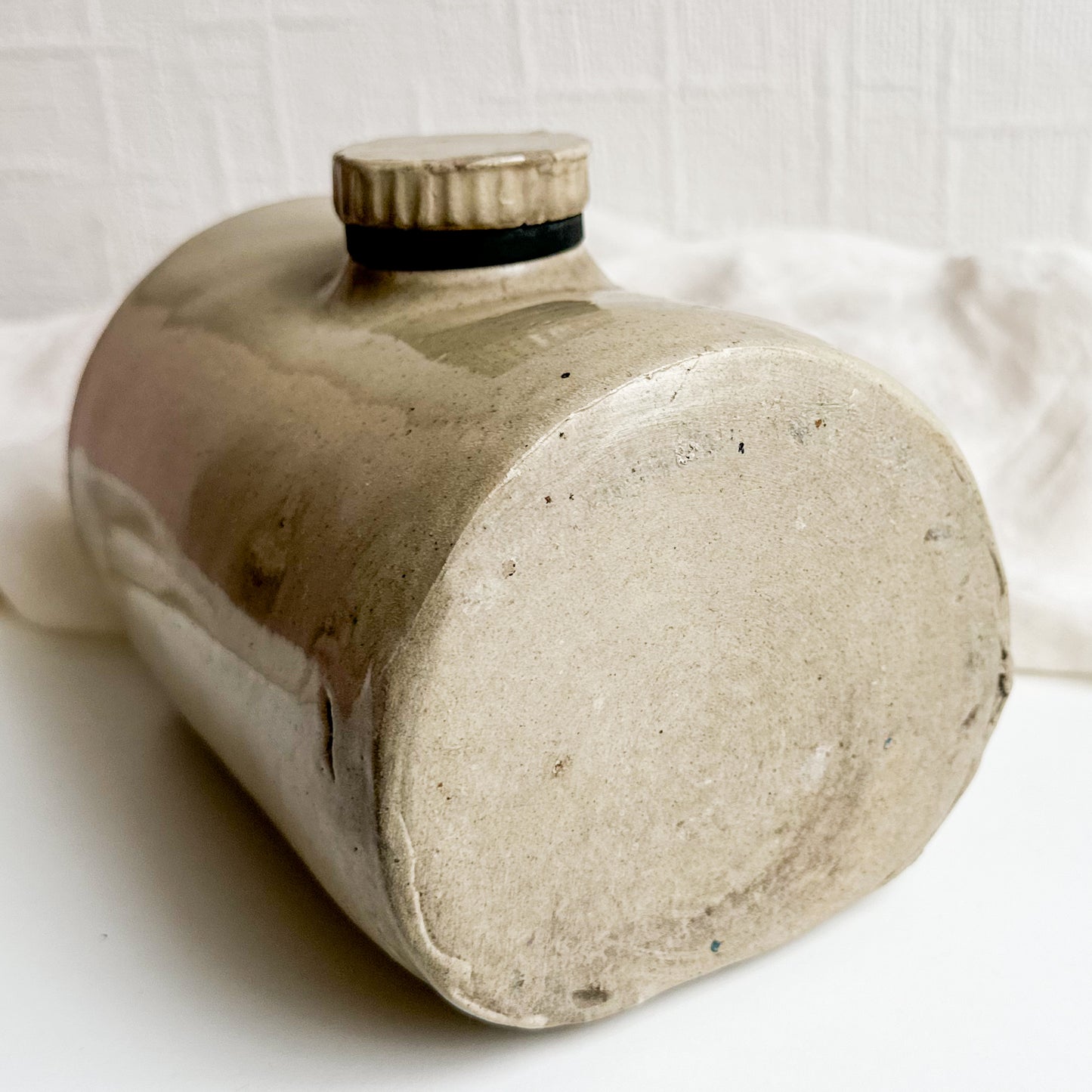 Victorian Stoneware Hot Water Bottle