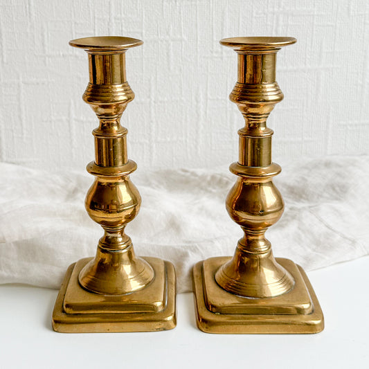 Pair of Brass Candlesticks