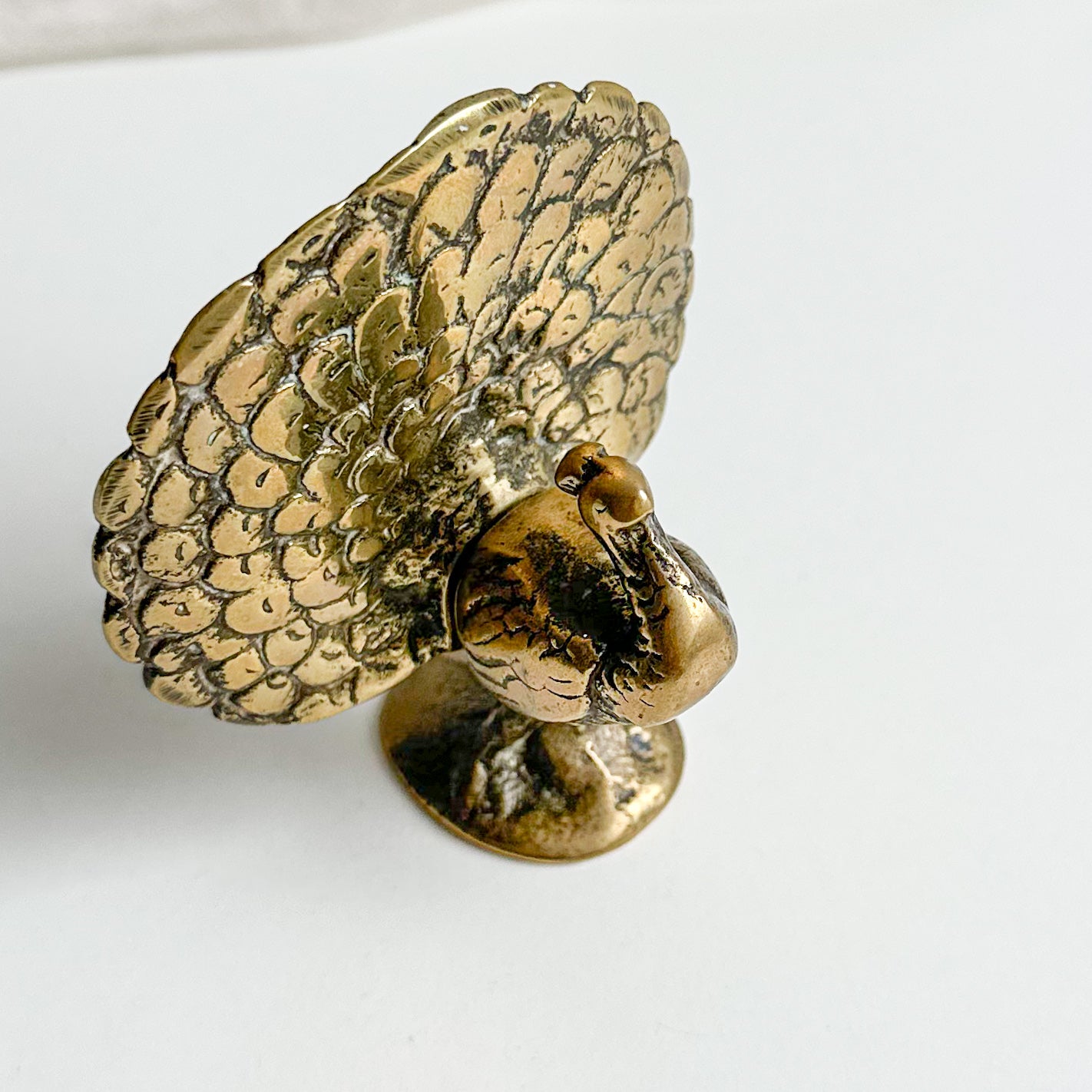 Brass Peacock Figurine