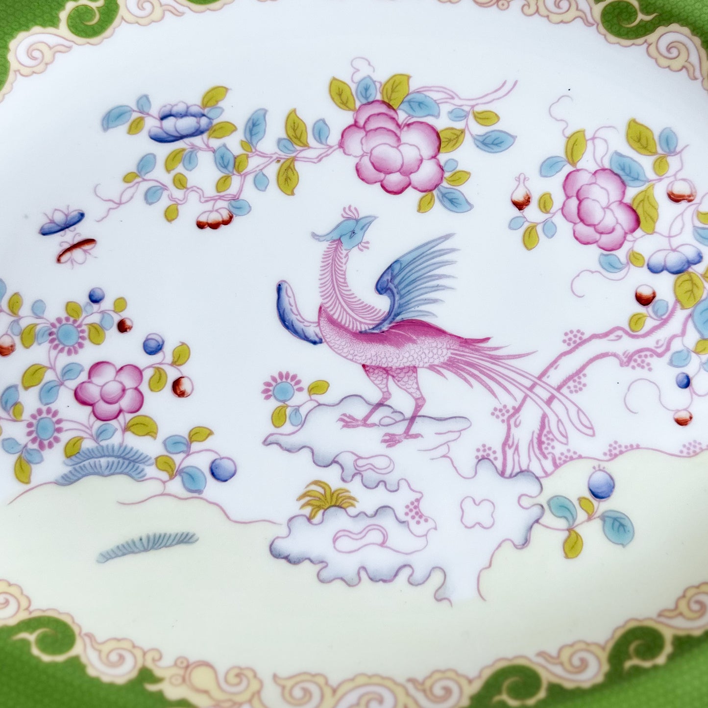 Minton Green Cockatrice Platter
