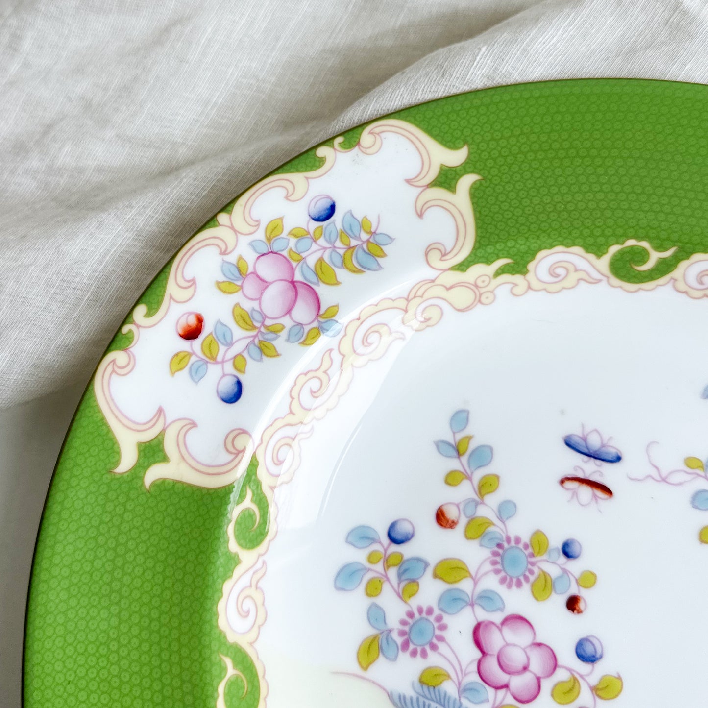 Minton Green Cockatrice Platter
