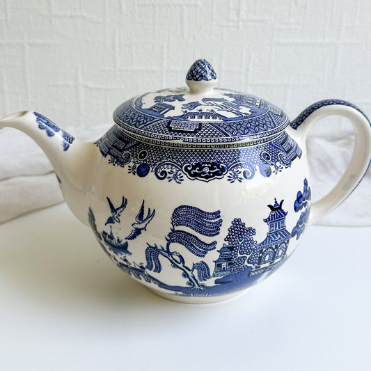 Johnson Bros Willow Teapot