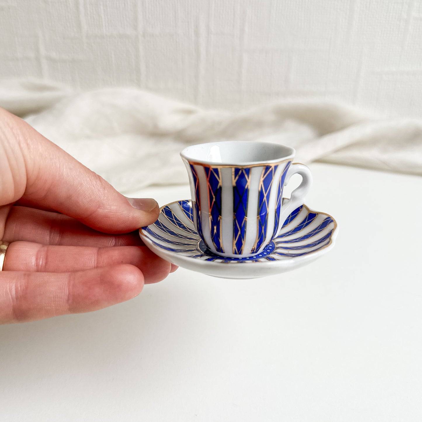 Miniature Teacup and Saucer