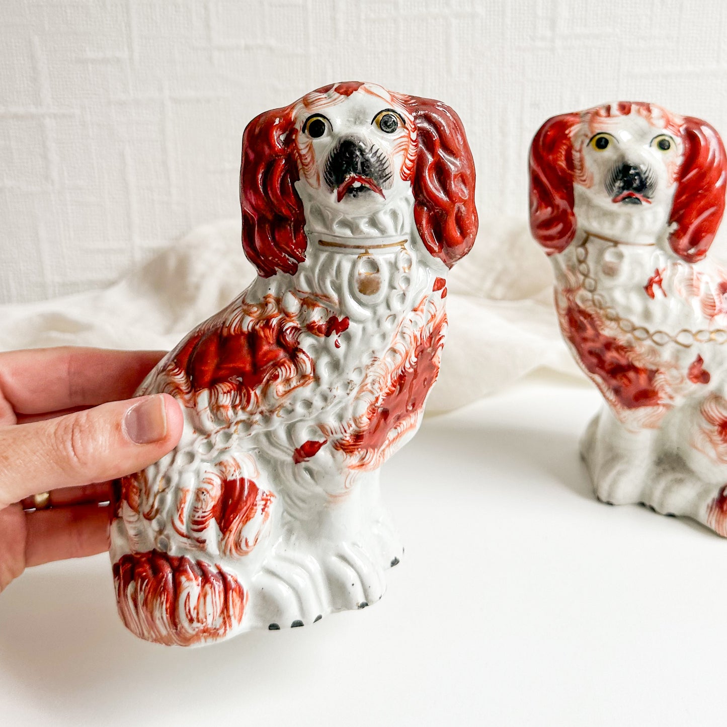 Pair of Staffordshire Spaniels