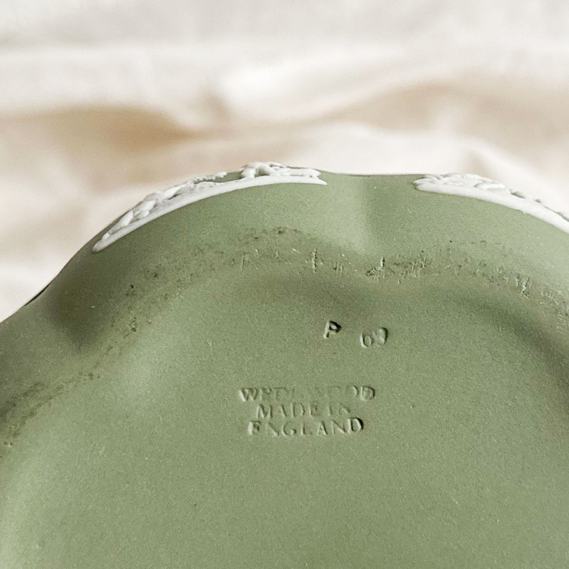 Green Jasperware Box by Wedgwood