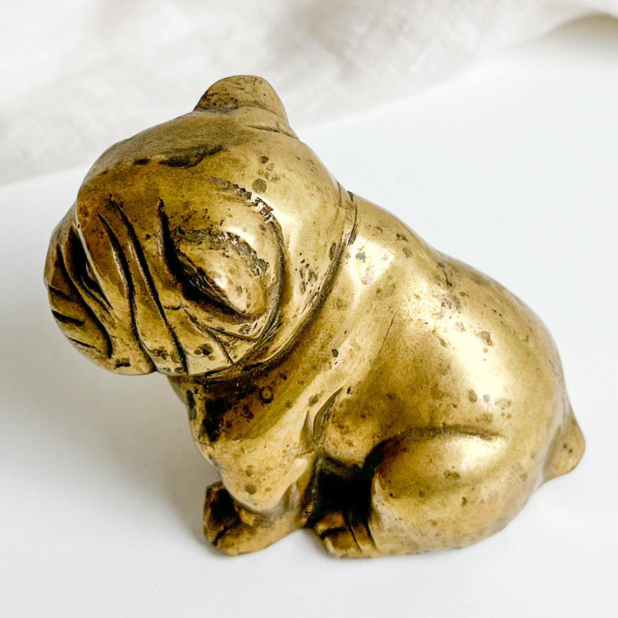 Brass Dog Figurine