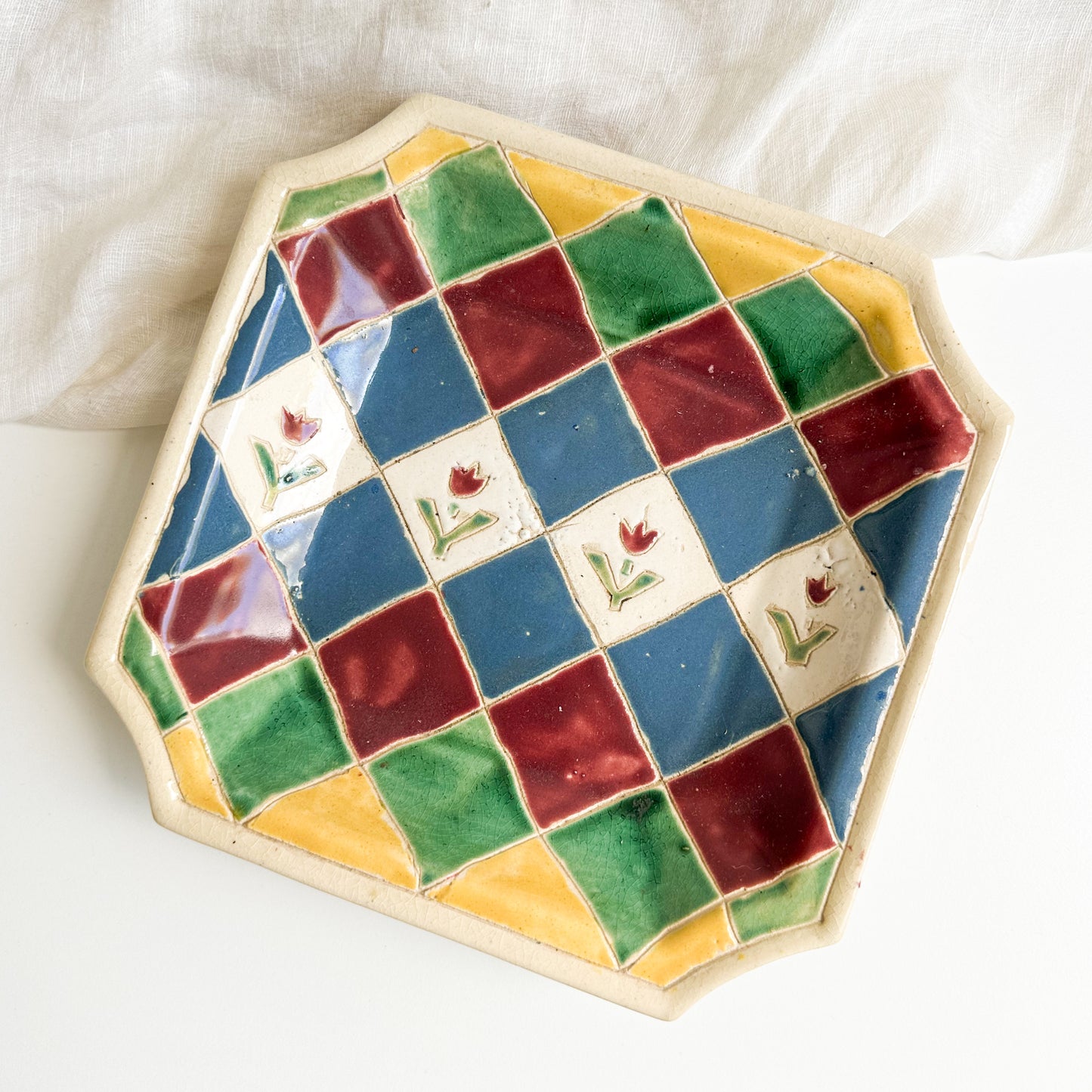 Tulip Tile Bowl
