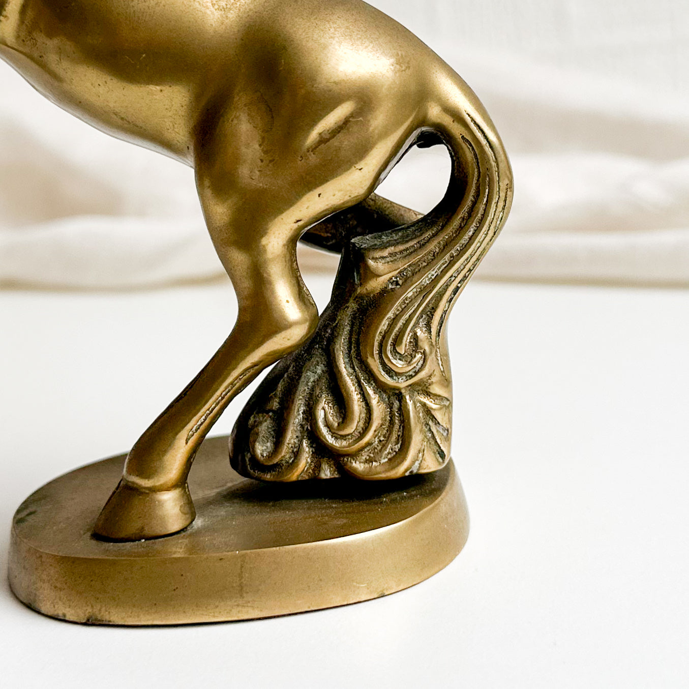 Solid Brass Unicorn Figurine