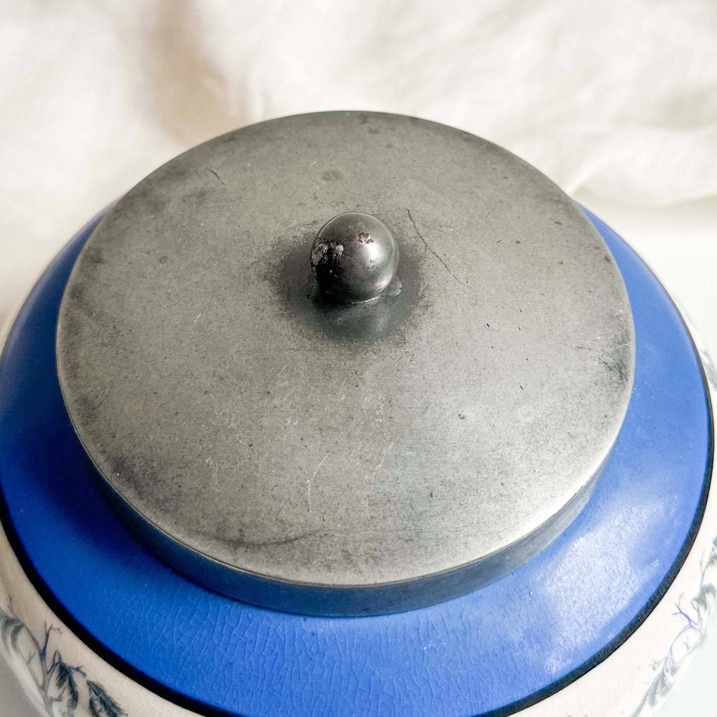 Antique Bowl with Lid