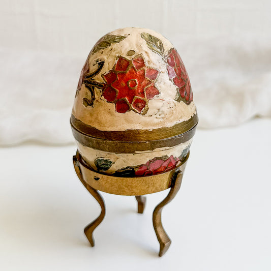 Cloisonné Egg Shaped Box