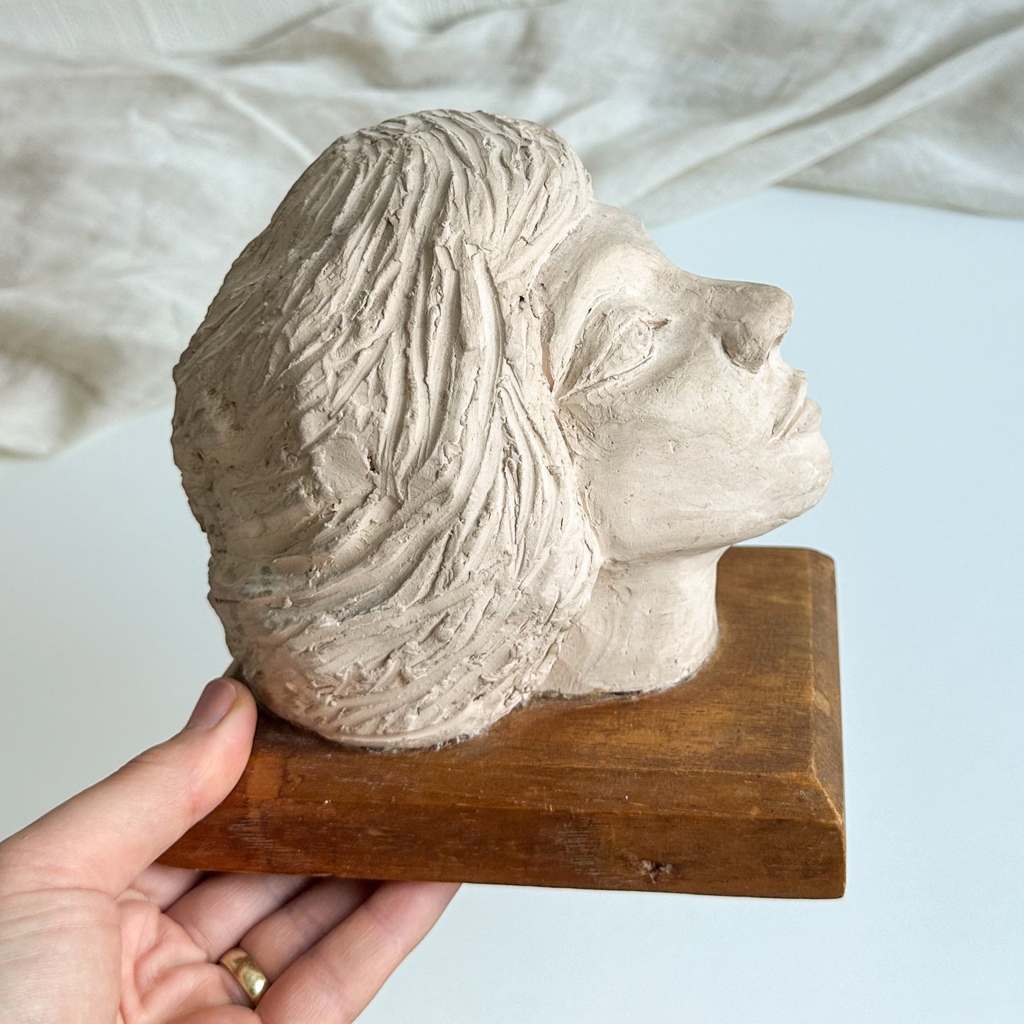 Plaster Female Head