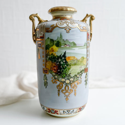 Rare Antique Vase by Morimura (Noritaké)