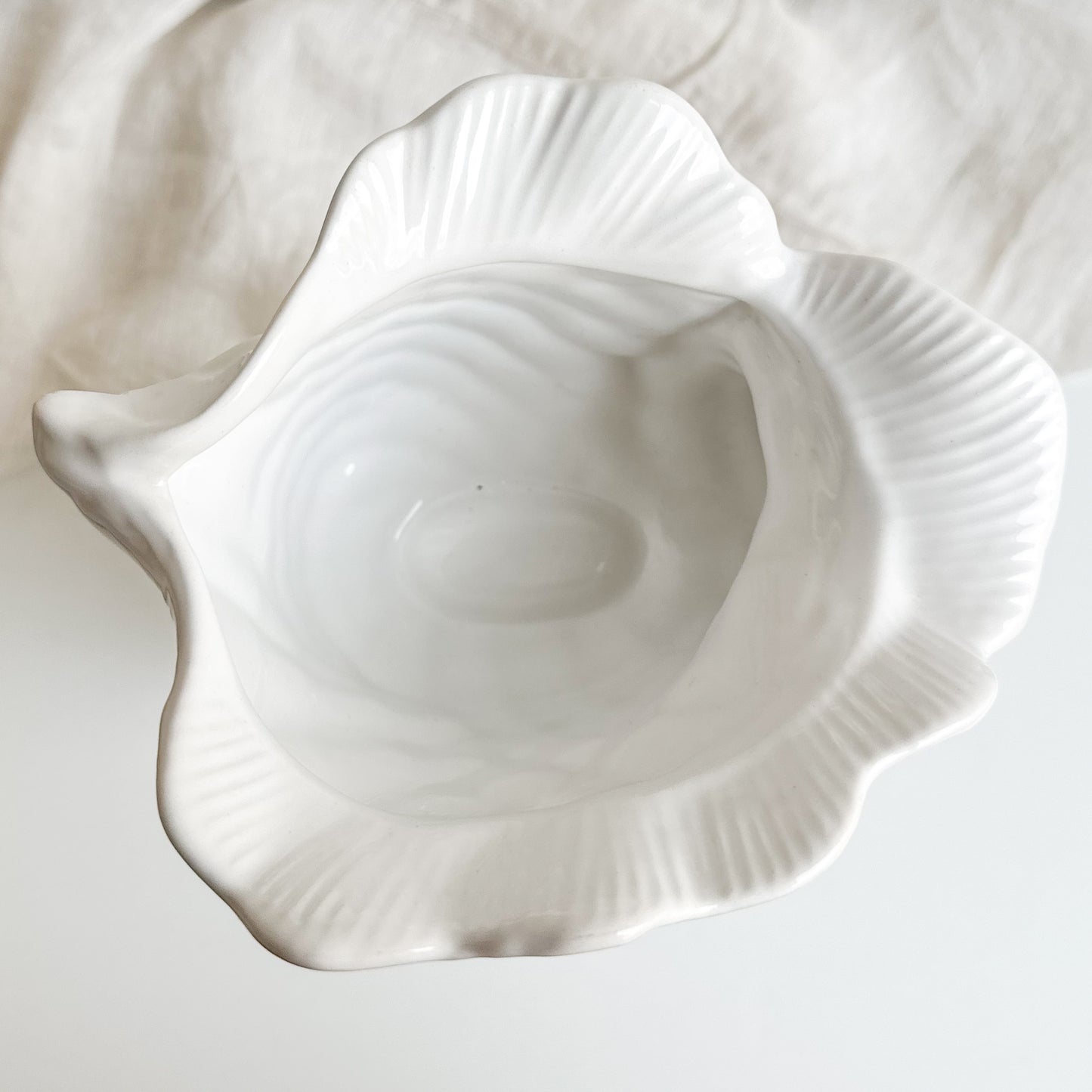 Bowl with Shell and Fish Design