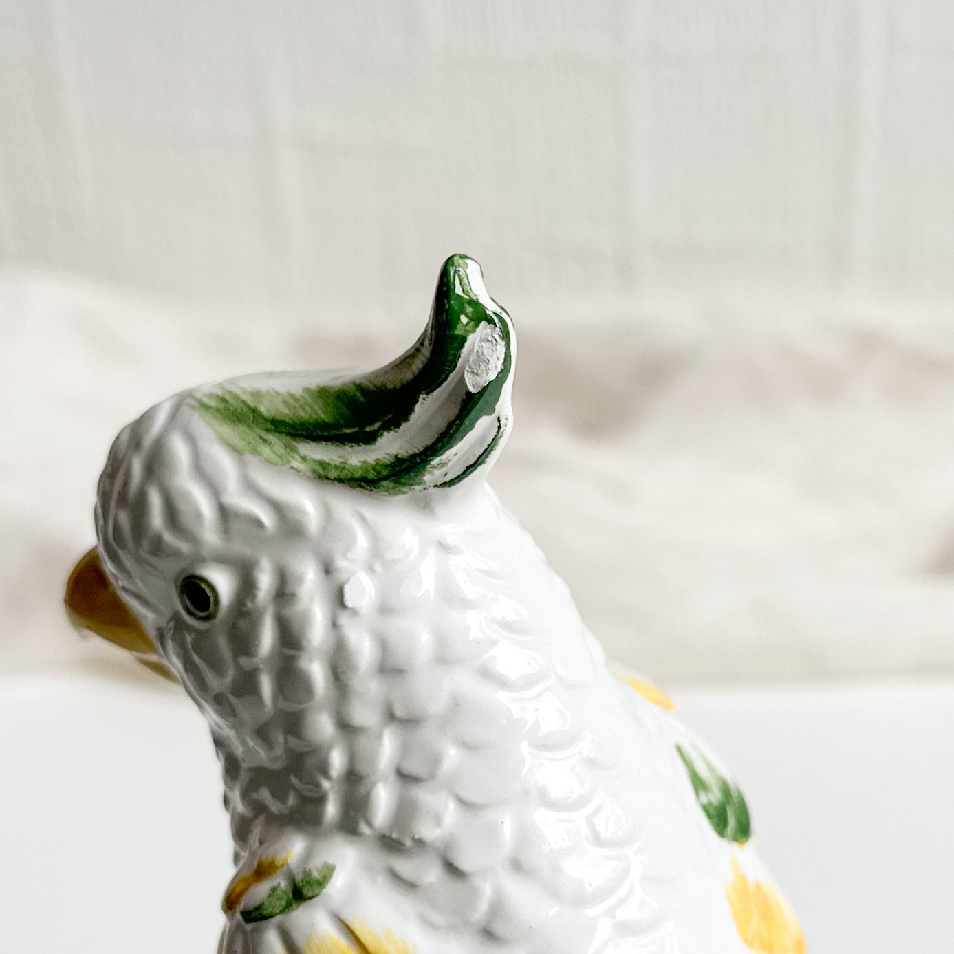 Italian Cockatoo Figurine