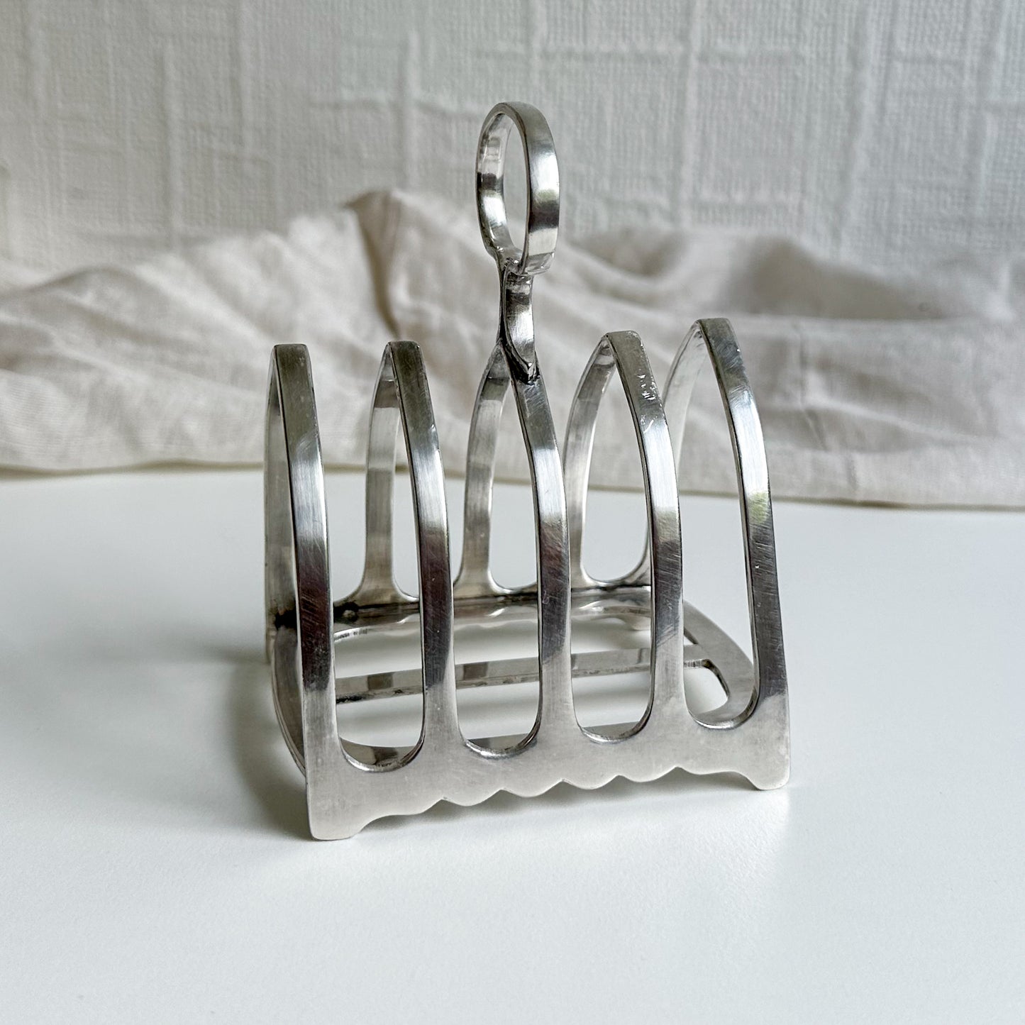 Antique Silver Plated Toast Rack