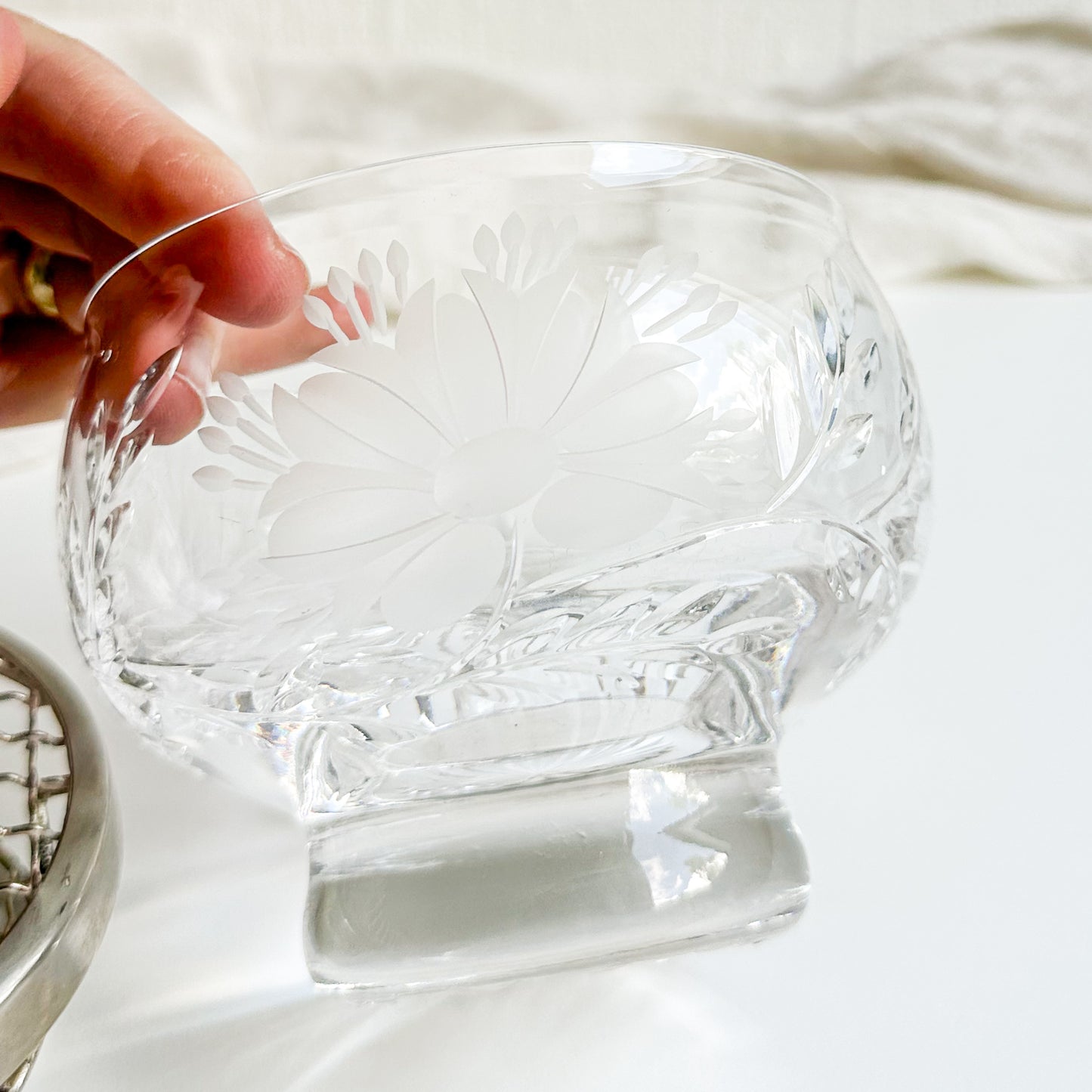 Crystal Rose Bowl