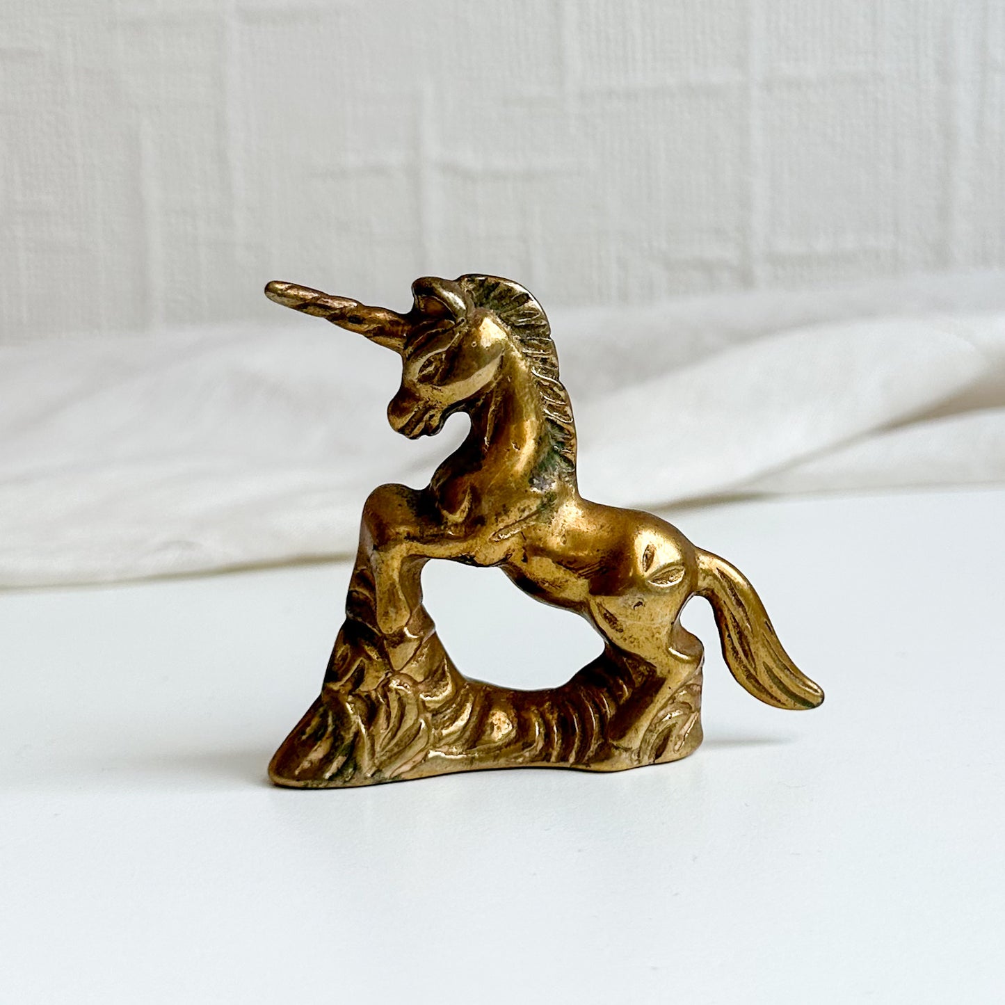 Solid Brass Unicorn Figurine