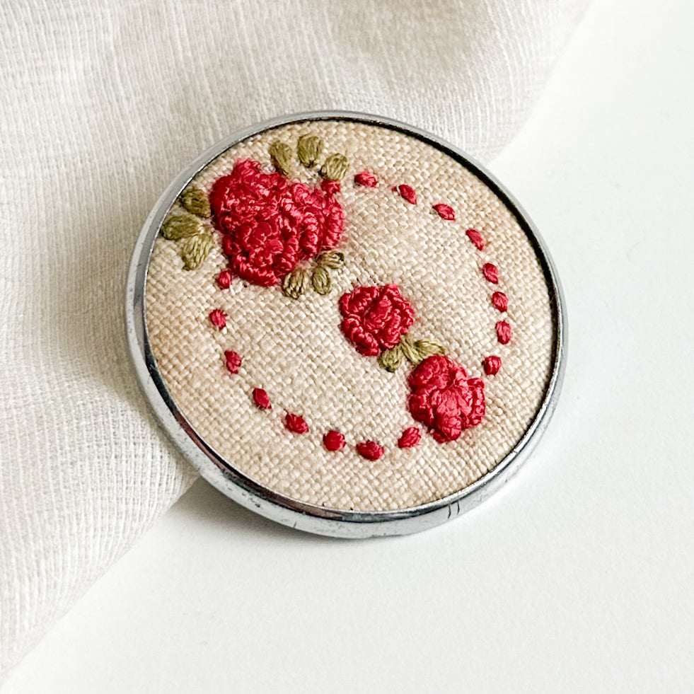 Embroidered Brooch