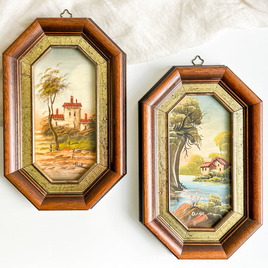 Pair of Oil Paintings