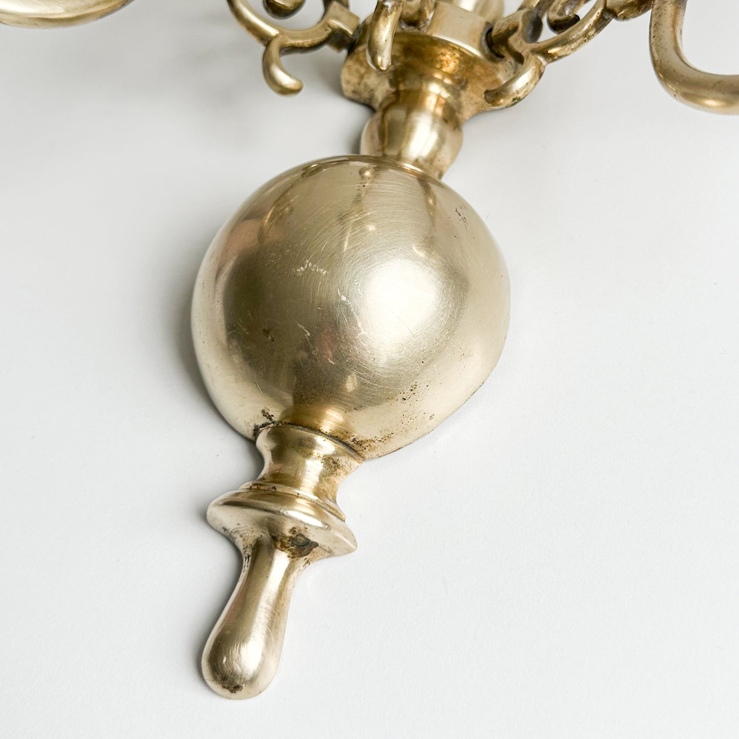 Brass Candle Sconce