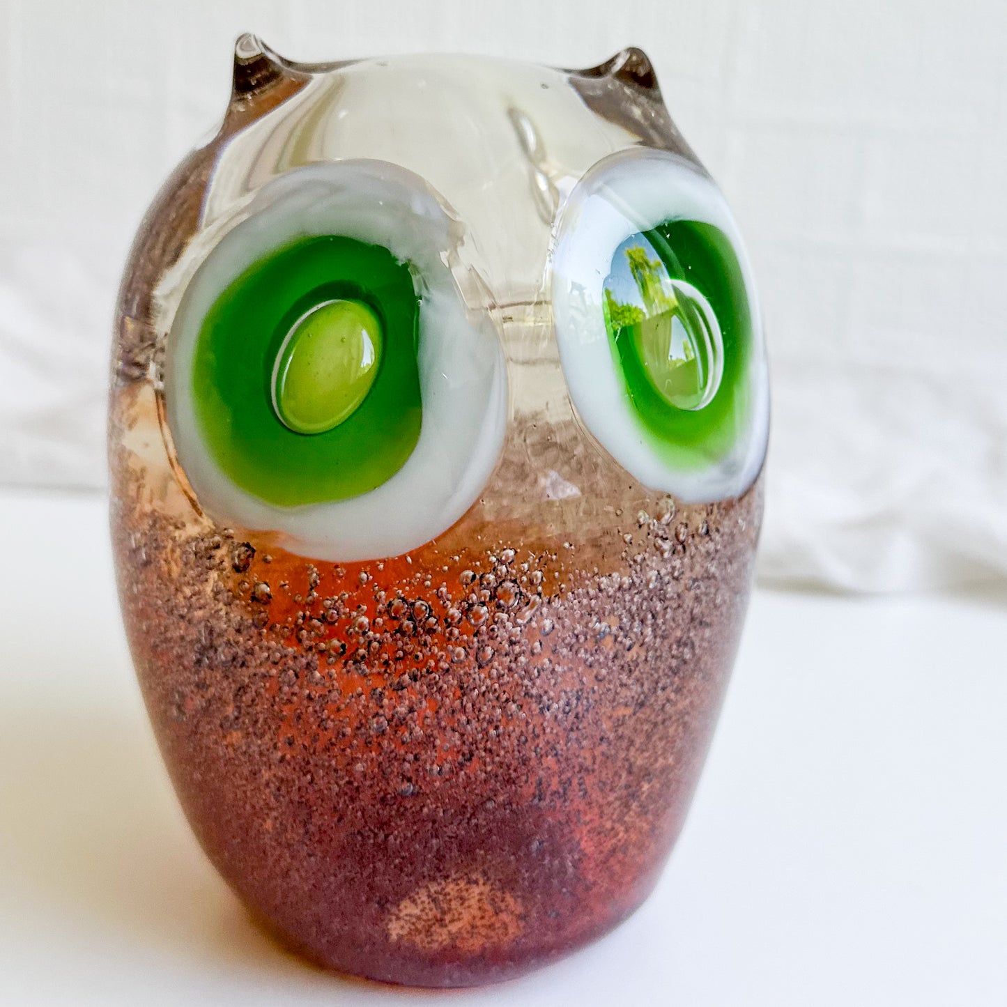 Glass Owl Figurine