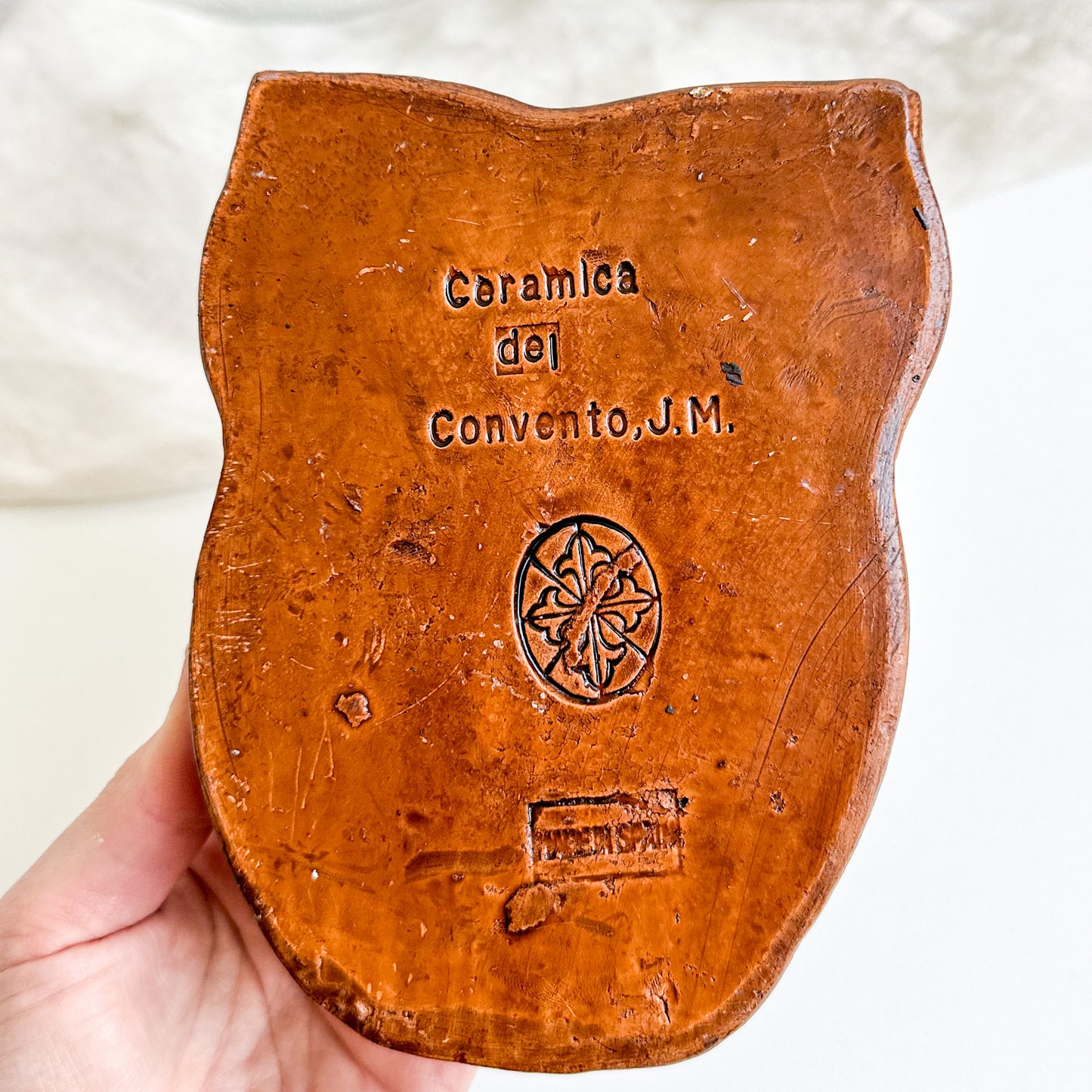 Ceramic Owl Trinket Dish