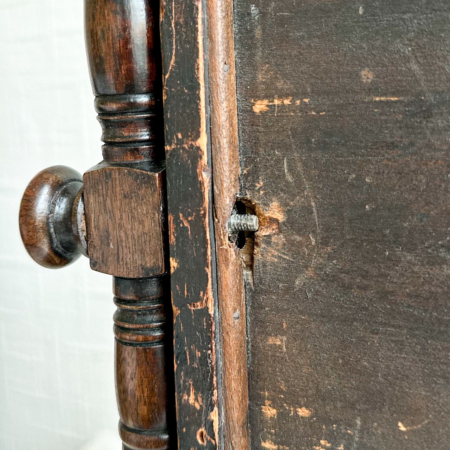 Georgian Wood Table Mirror