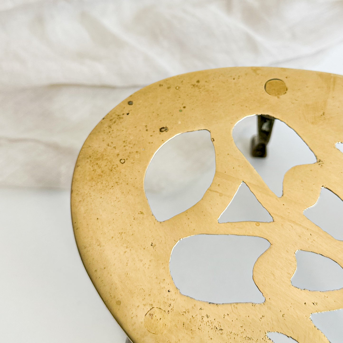 Brass Fireside Trivet