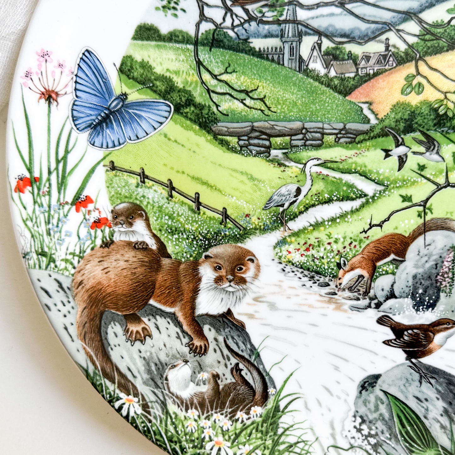 Wedgwood Wall Plate - “The Babbling Brook”