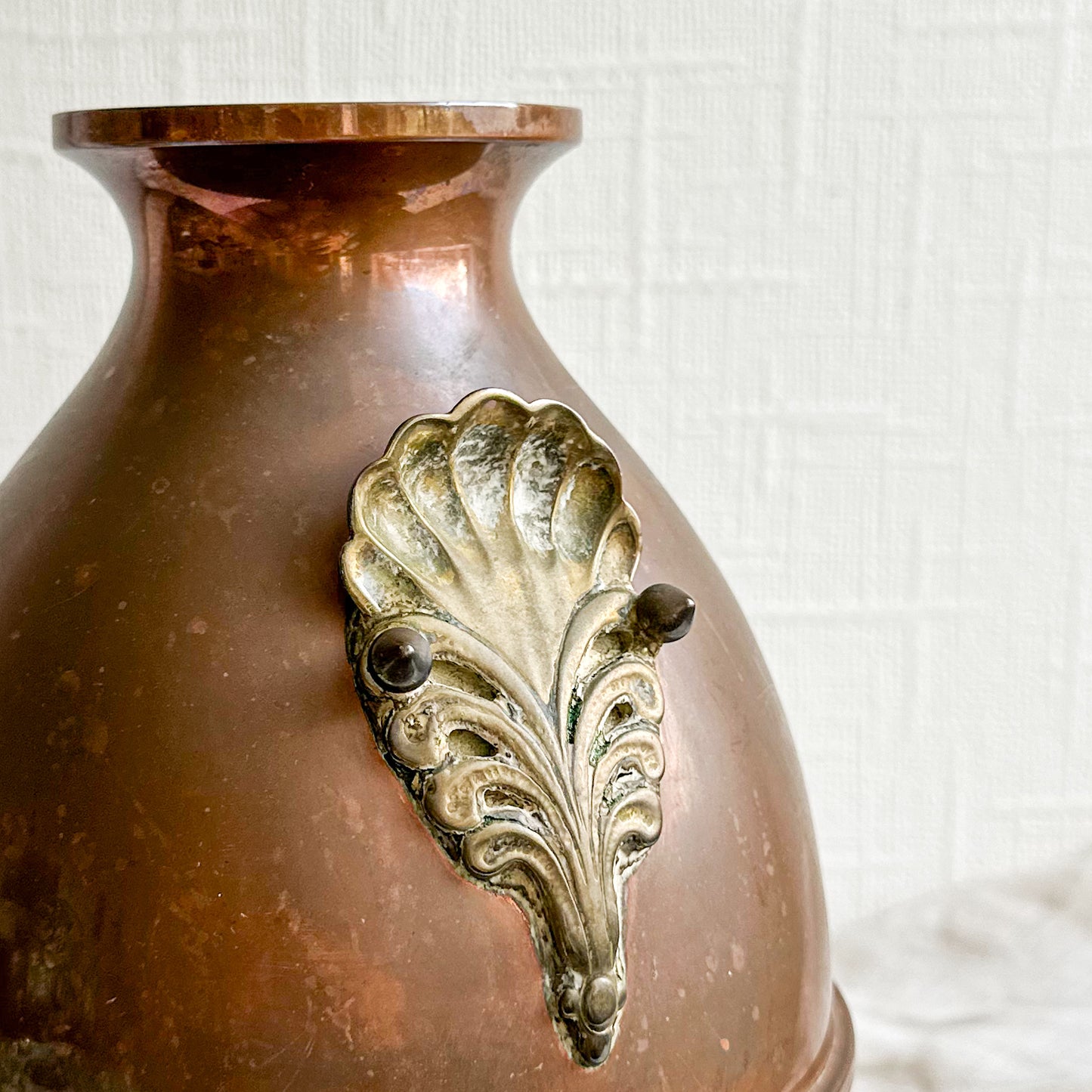 Antique Copper and Brass Vase