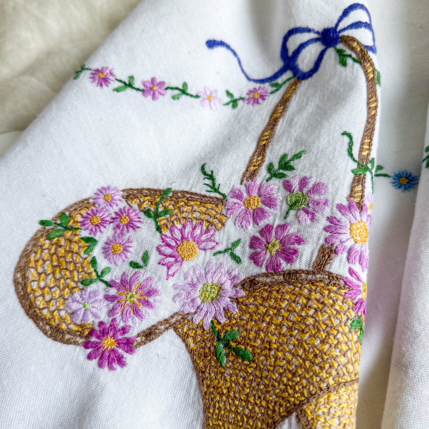 Hand Embroidered Tablecloth