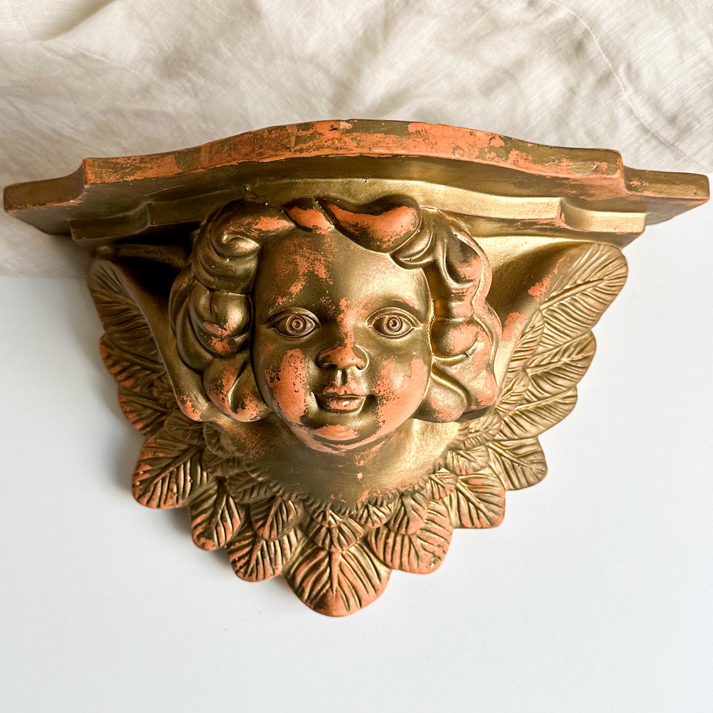 Floating Cherub Wall Shelf