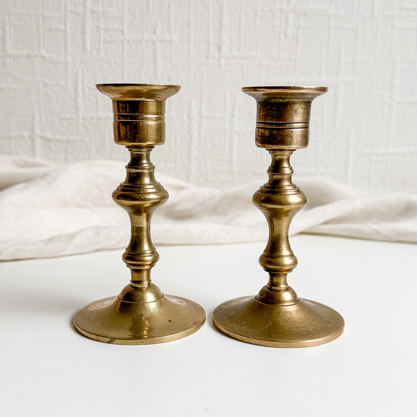 Pair of Brass Candlesticks