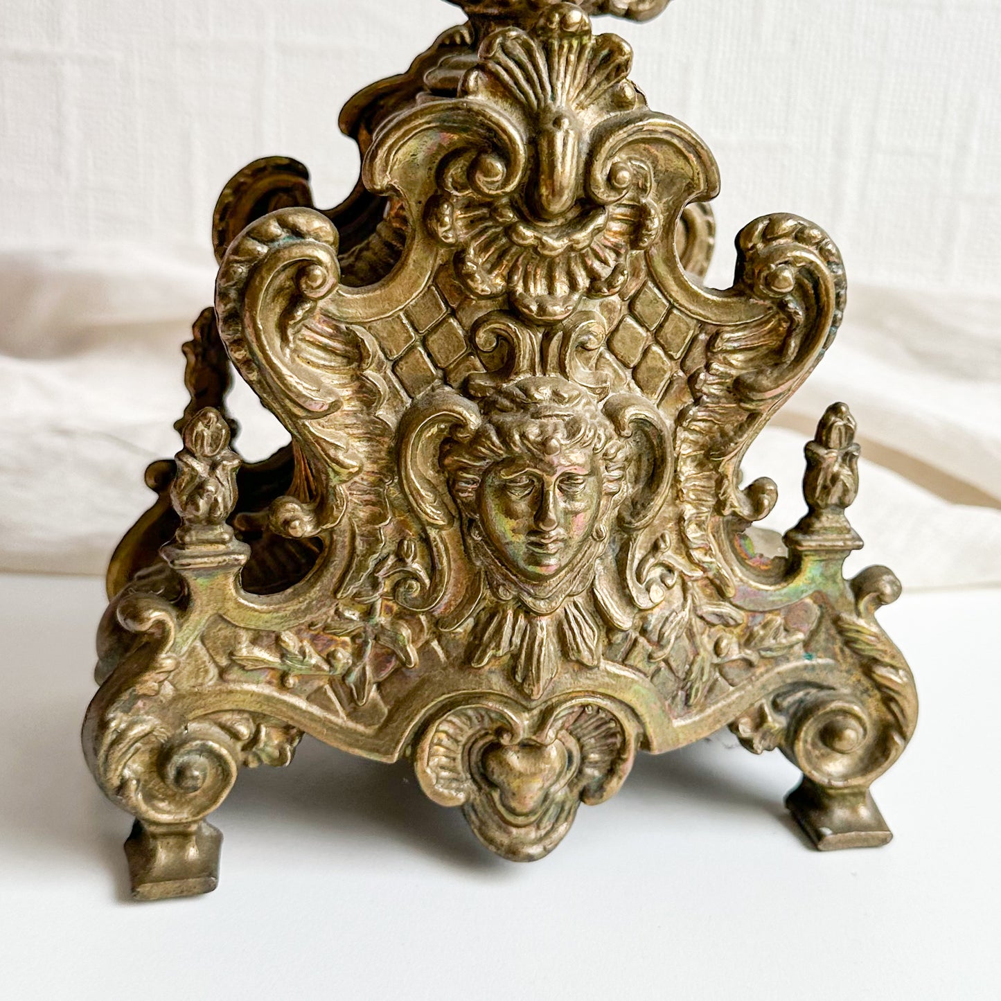 Ornate Bronze Candelabra