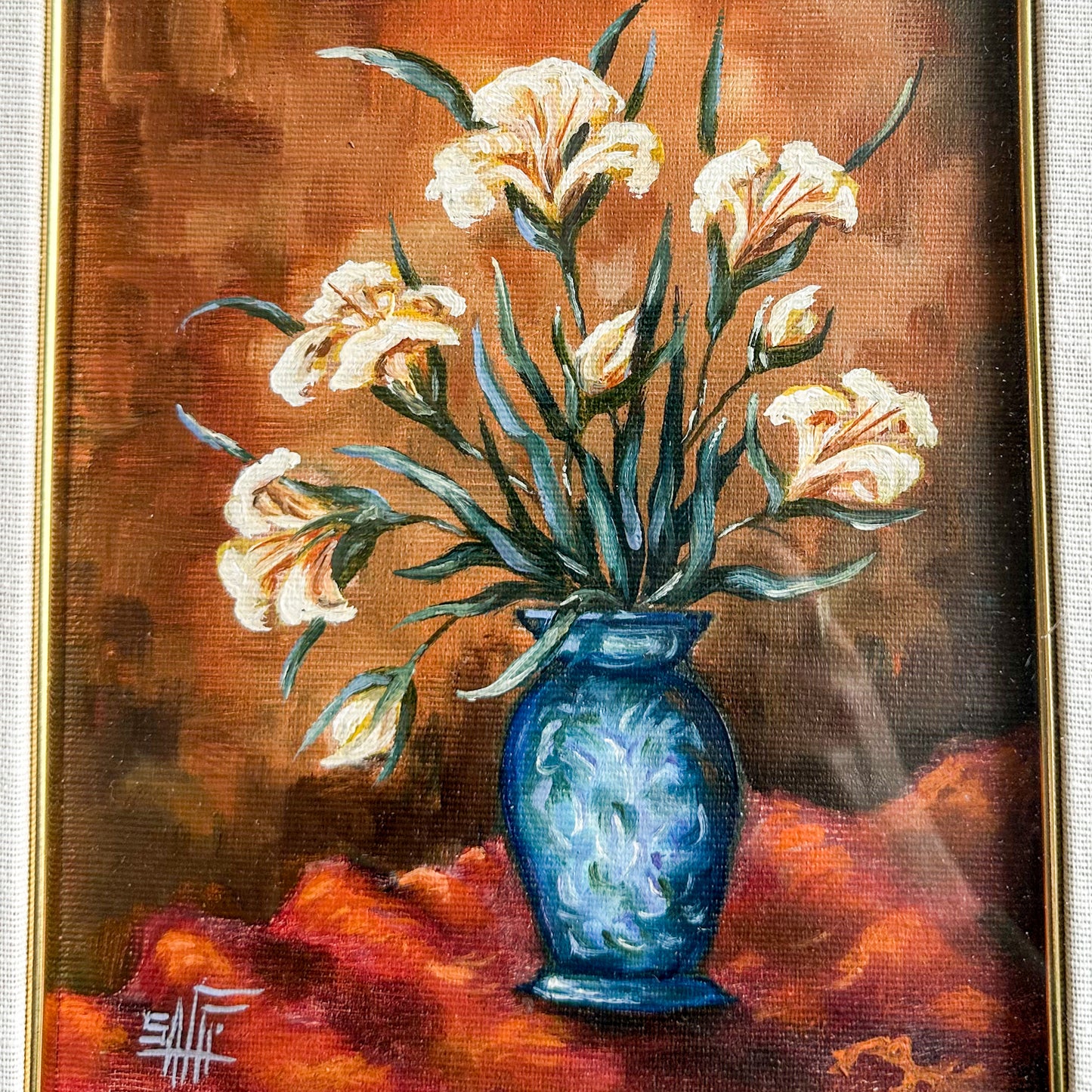 Original Floral Oil Painting