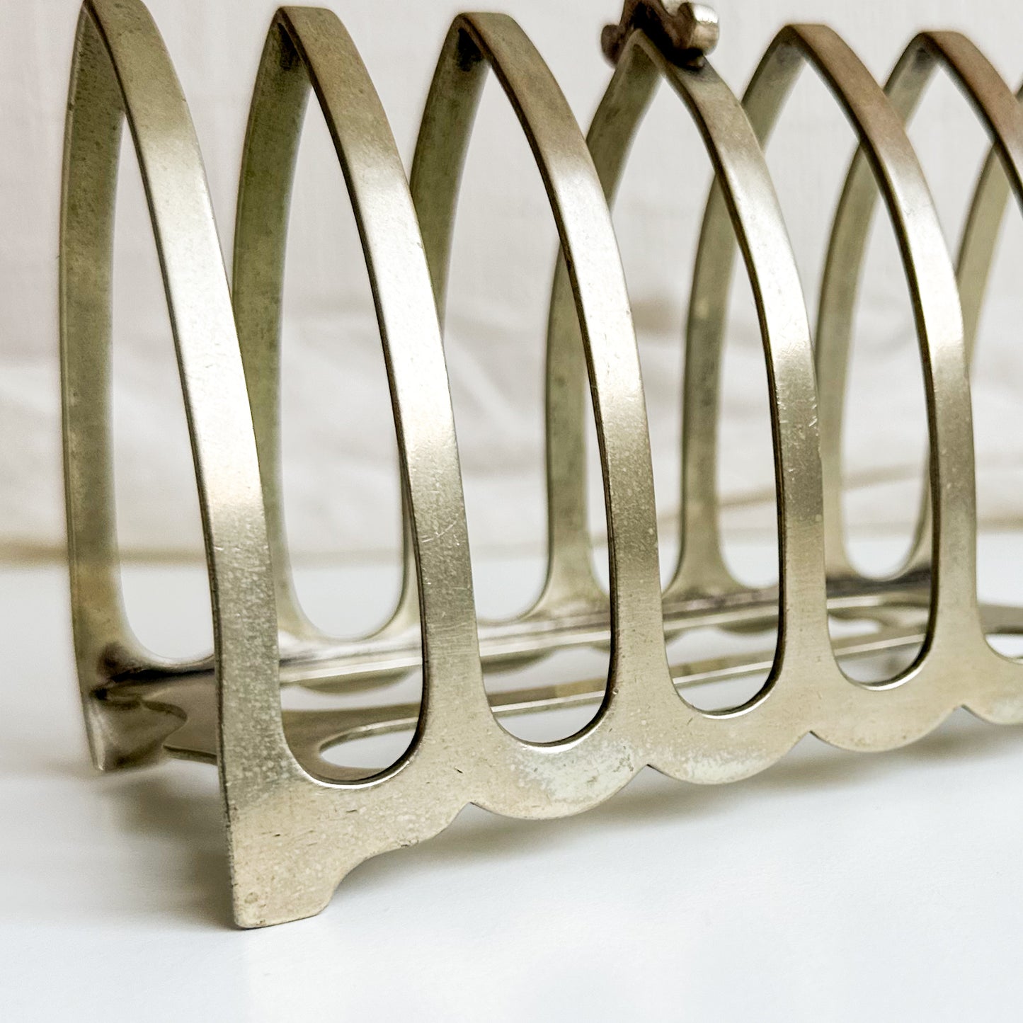 Antique Silver Plated Toast Rack