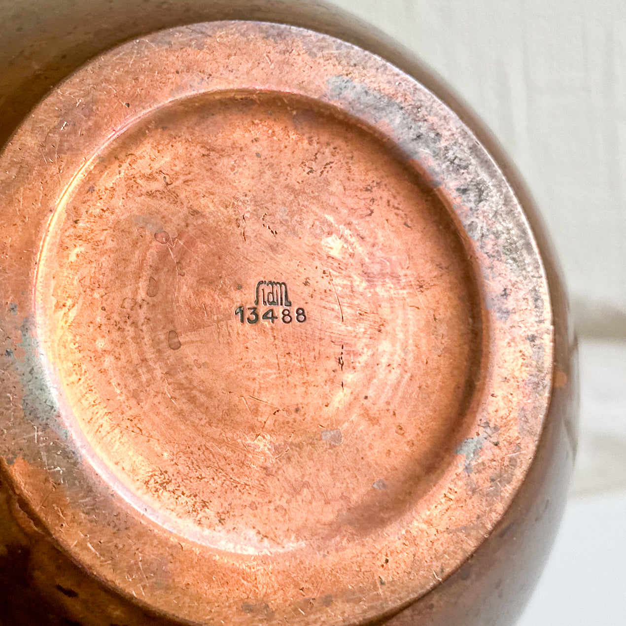Antique Copper and Brass Vase