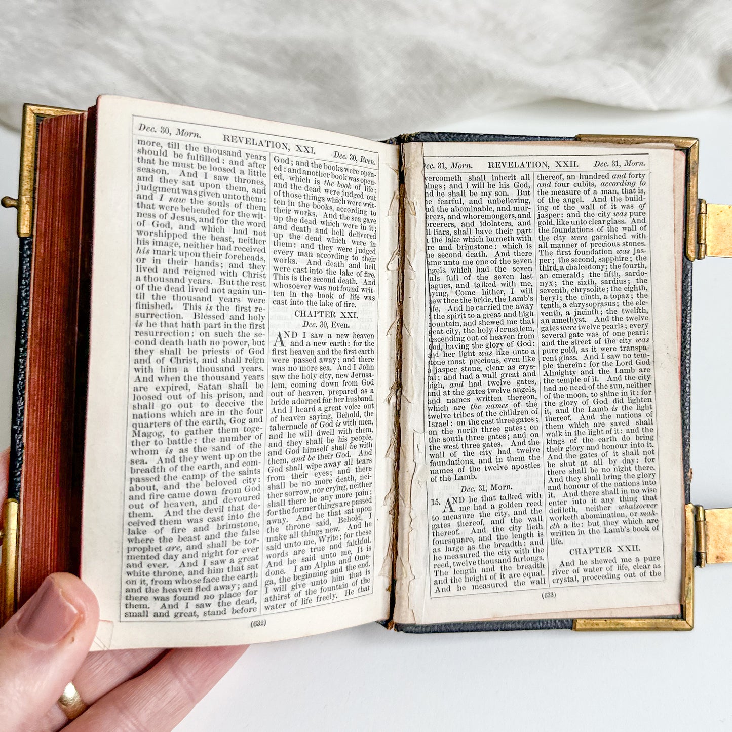 Victorian Leather Bound Common Prayer