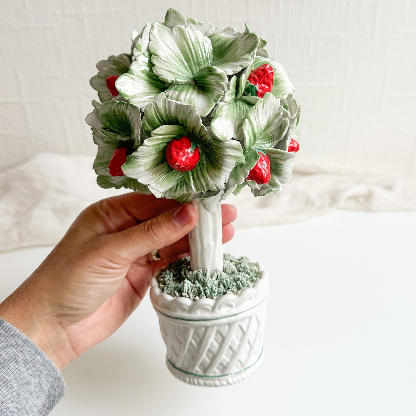 Ceramic Strawberry Plant
