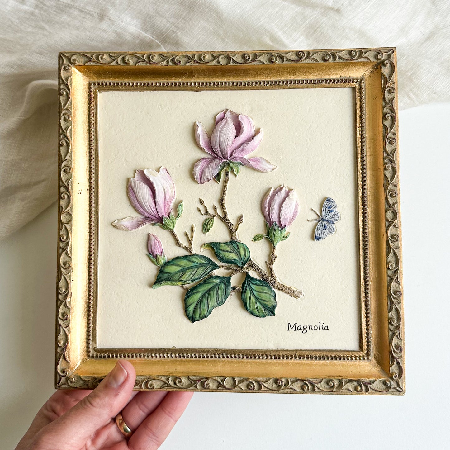 Magnolia Wall Plaque
