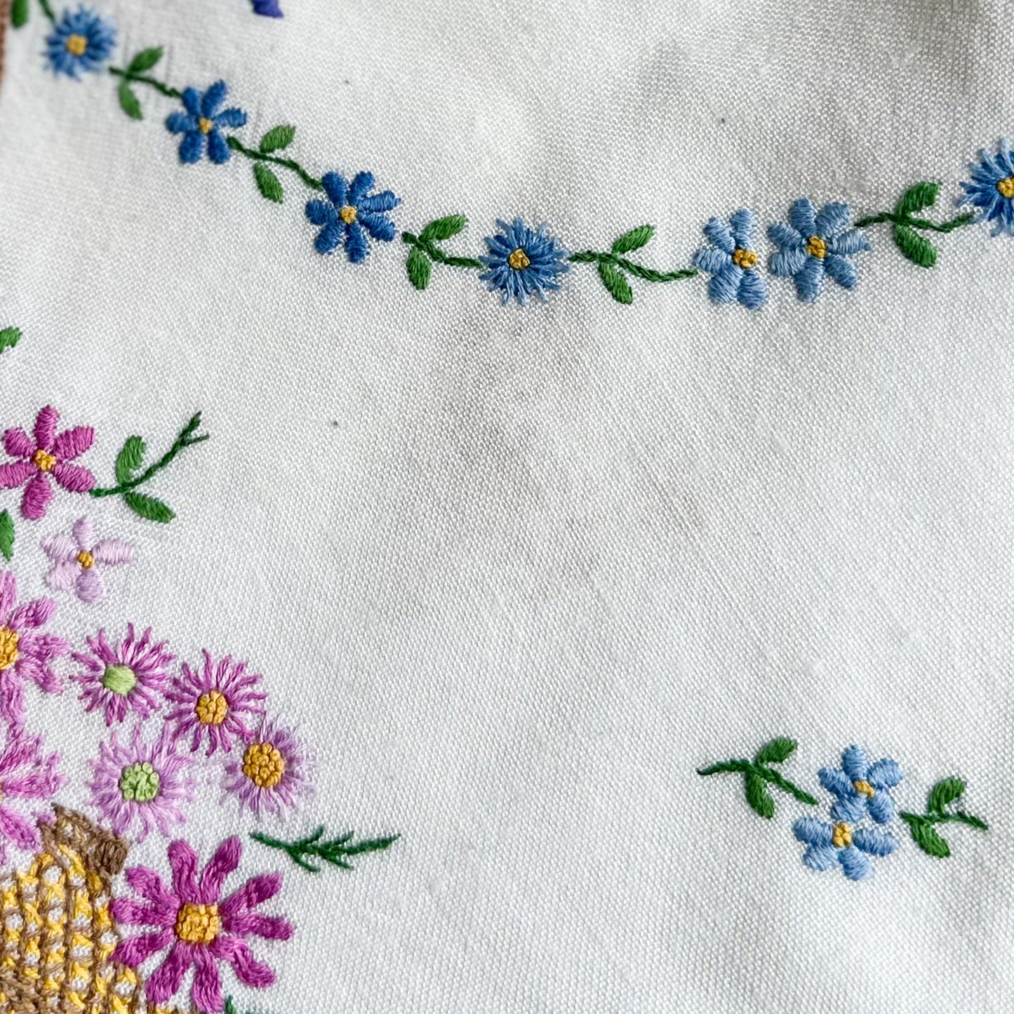 Hand Embroidered Tablecloth