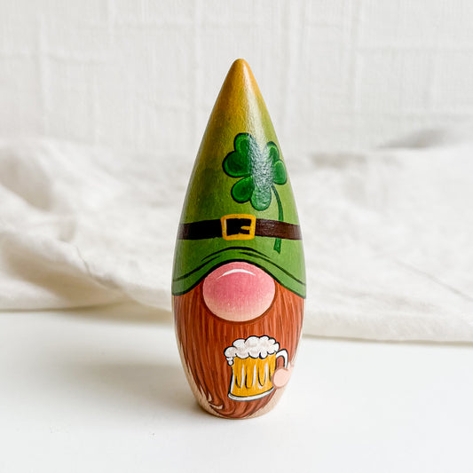 Hand Painted St Patrick’s Gnome